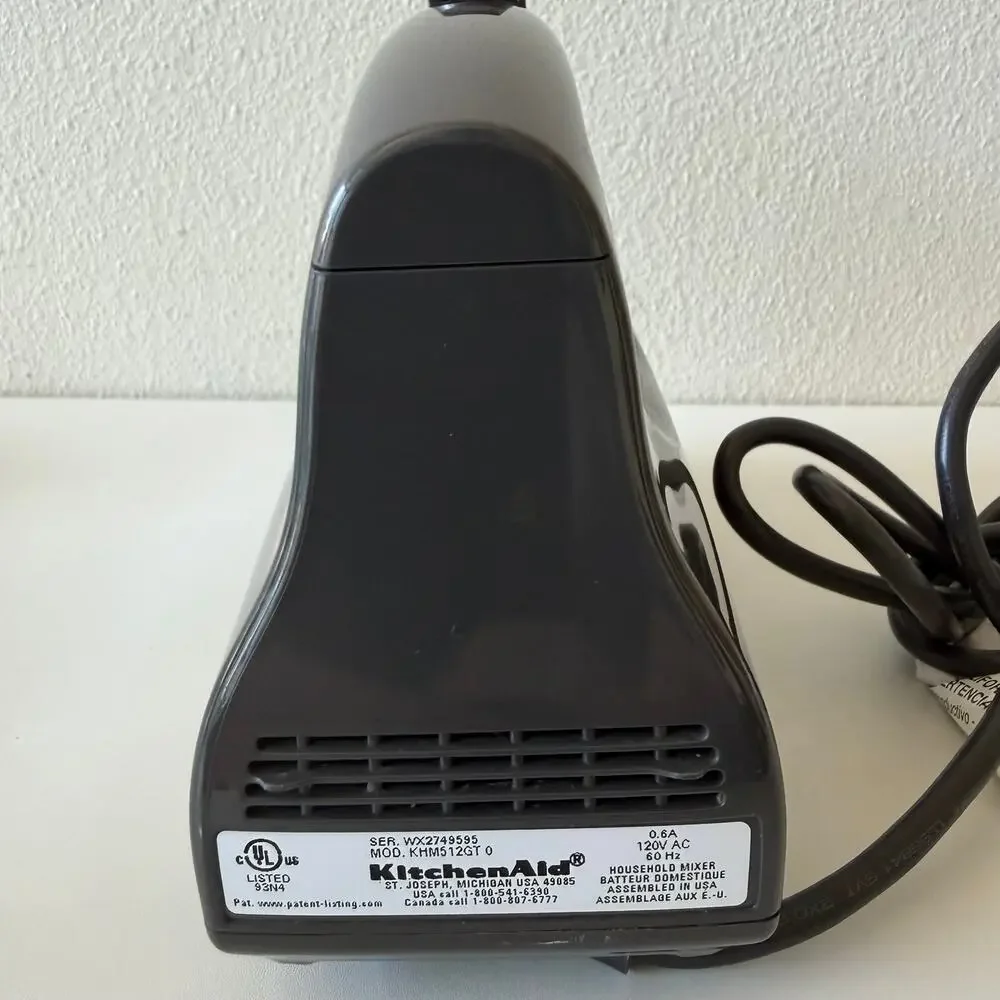 KitchenAid Black 5-Speed 120V Hand Mixer (Mixer Only)